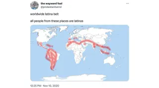 Carte meme Worldwide Latina Belt, rareté commune