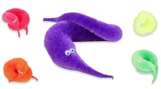 Worm On A String meme card, rare rarity