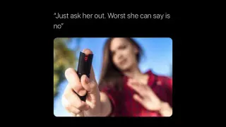 Carte meme Worst She Can Say Is No, rareté rare