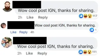 Wow Cool Post IGN meme card, common rarity