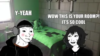 Wow This Is Your Room? meme card, rare rarity