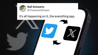 X, The Everything App meme card, common rarity