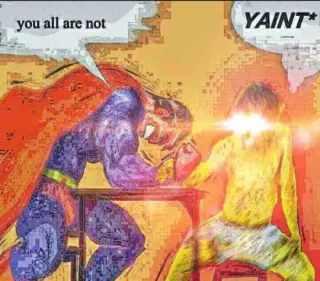 Yaint meme card, common rarity