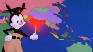 "Yakko's World" meme card, common rarity