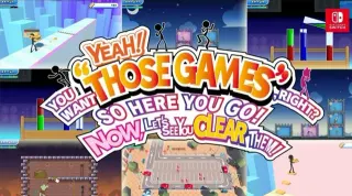 YEAH! YOU WANT "THOSE GAMES," RIGHT? SO HERE YOU GO! NOW, LET'S SEE YOU CLEAR TH... meme card, common rarity