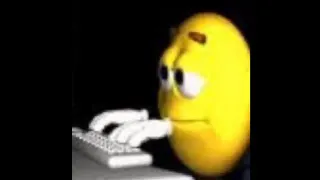 Yellow Emoji Typing meme card, common rarity