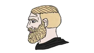Yes Chad meme card, legendary rarity
