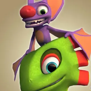 Yooka-Laylee meme card, rare rarity