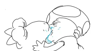 Yoshi and Toad Kissing meme card, rare rarity