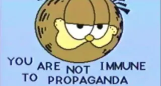 You Are Not Immune to Propaganda meme card, rare rarity