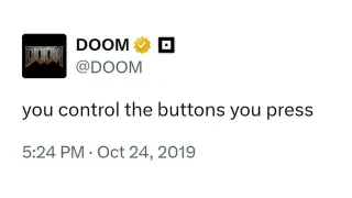 You Control the Buttons You Press meme card, common rarity