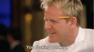 You Fucking Donkey meme card, rare rarity