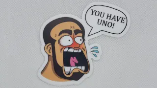 Carte meme You Have Uno, rareté rare