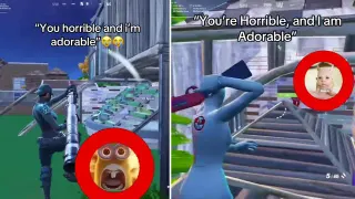 You Horrible and I'm Adorable meme card, common rarity