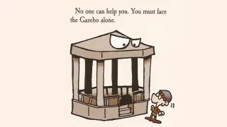 You Must Face the Gazebo Alone meme card, common rarity