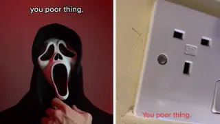 "You Poor Thing" Ghostface Thirst Trap meme card, common rarity