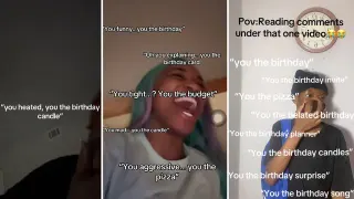You The Birthday / You Da Birthday meme card, common rarity