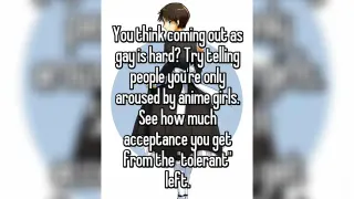 Carte meme You Think Coming Out As Gay Is Hard? Try Telling People X, rareté commune