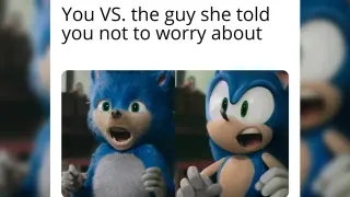 You Vs. The Guy She Told You Not to Worry About meme card, epic rarity
