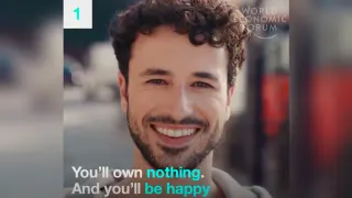 You'll Own Nothing and Be Happy meme card, rare rarity