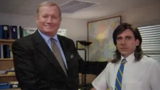 Carte meme Young Michael Scott Shaking Ed Truck’s Hand, rareté rare