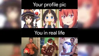 Your Profile Pic vs. You In Real Life meme card, common rarity