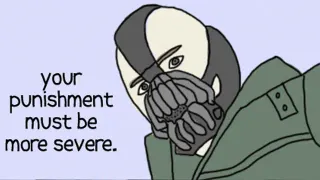 Your Punishment Must Be More Severe meme card, common rarity