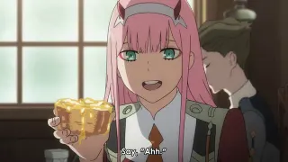 Zero Two meme card, rare rarity