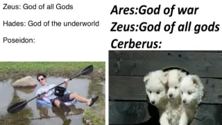Zeus: Basically CEO of All Gods meme card, common rarity