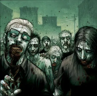 Zombies meme card, rare rarity