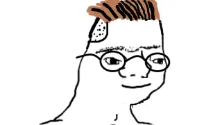 Carte meme Zoomer Wojak, rareté épique